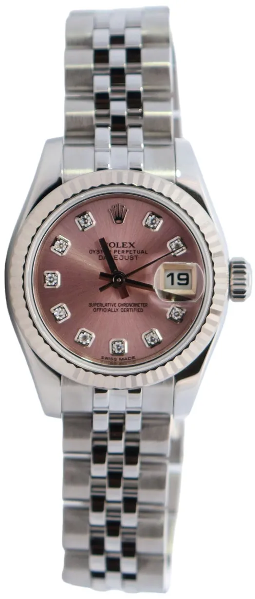 Rolex Lady-Datejust 179174 26mm Stainless steel Rose