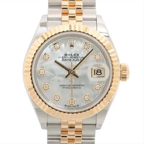 Rolex Lady-Datejust 279173G 27mm Yellow gold and Stainless steel Mother-of-pearl