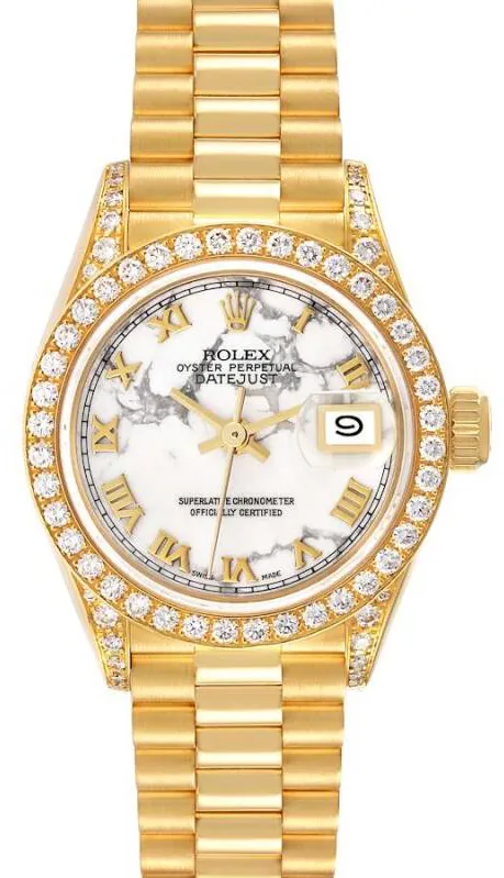 Rolex Lady-Datejust 69158 26mm Yellow gold White 1