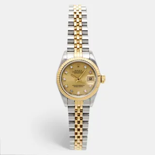 Rolex Lady-Datejust 69173 18k yellow gold