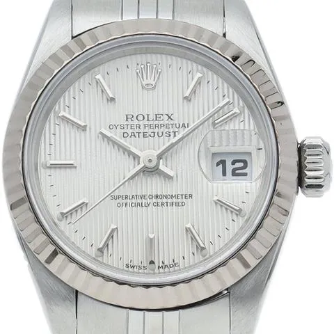 Rolex Lady-Datejust 79174 26mm White gold Silver