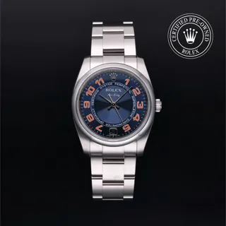 Rolex Oyster Perpetual 34 114200-0010 Oystersteel Blue