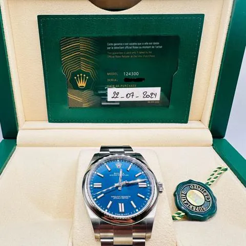 Rolex Oyster Perpetual 41 124300 41mm Stainless steel Blue