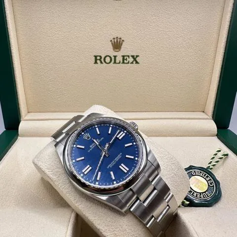 Rolex Oyster Perpetual 41 124300 41mm Stainless steel Blue 3