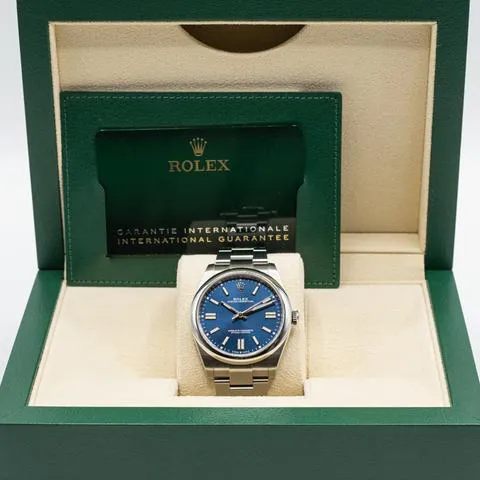 Rolex Oyster Perpetual 41 124300 41mm Stainless steel Green 2