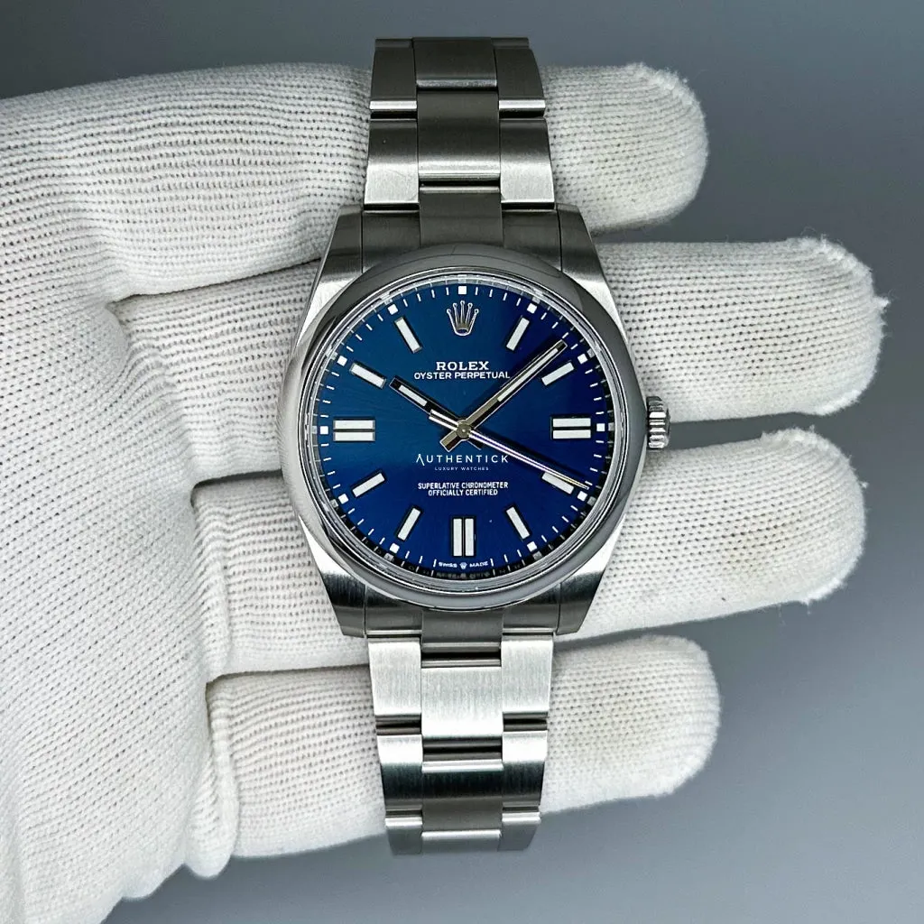 Rolex Oyster Perpetual 41 124300 41mm Stainless steel Blue 1