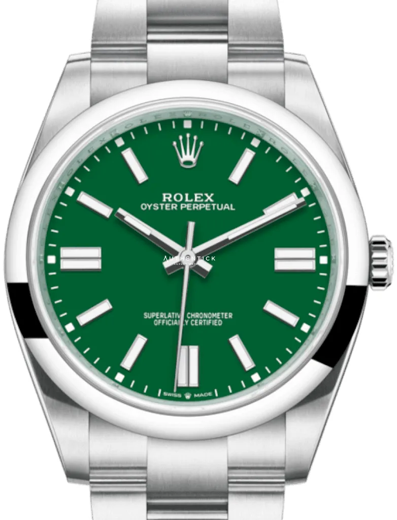 Rolex Oyster Perpetual 41 124300 41mm Green