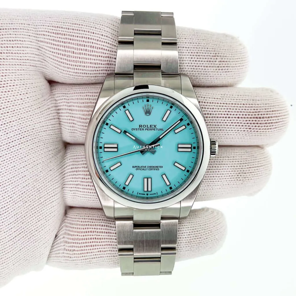 Rolex Oyster Perpetual 41 124300 41mm Stainless steel Tiffany 1