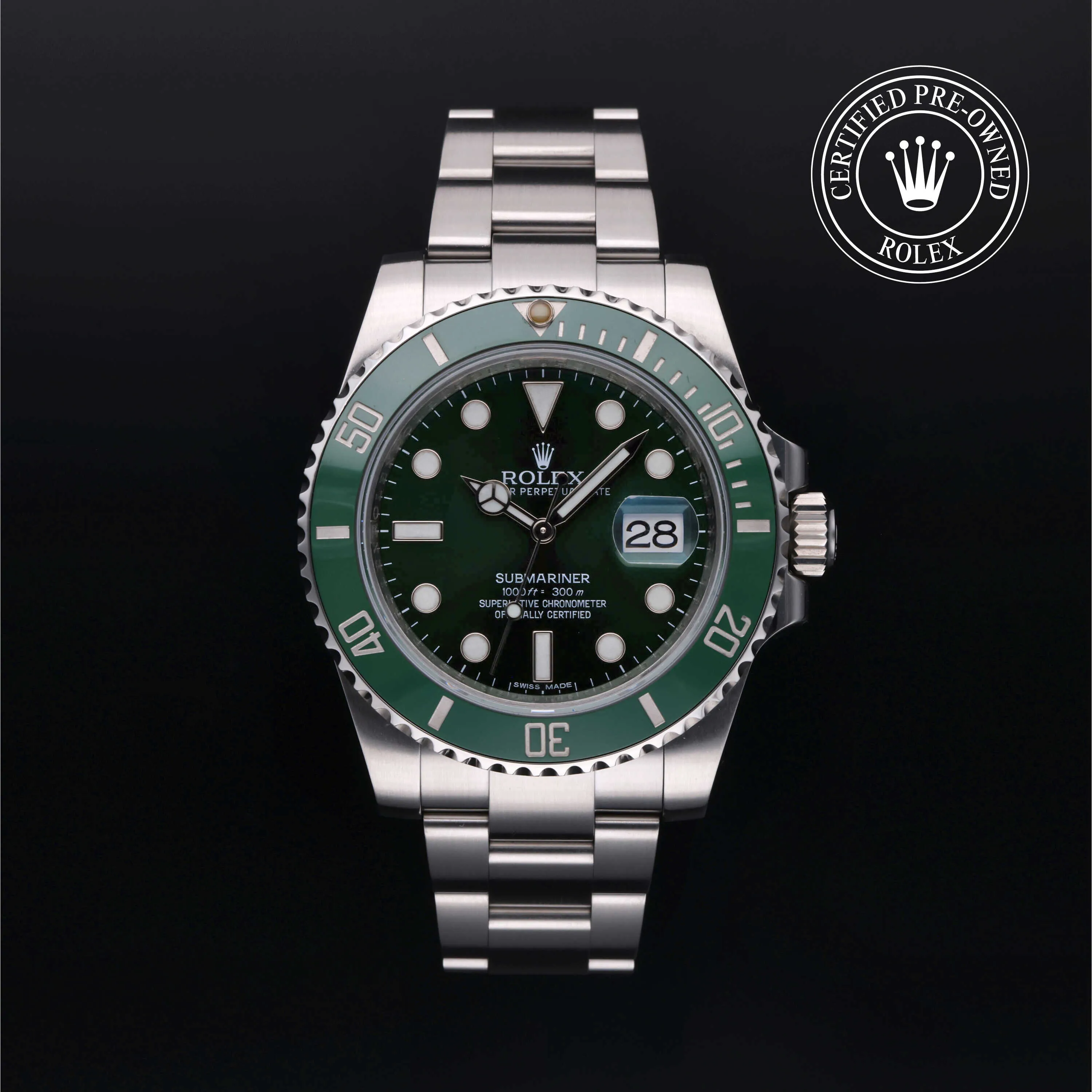 Rolex Submariner 116610LV-0002 40mm Oystersteel Green