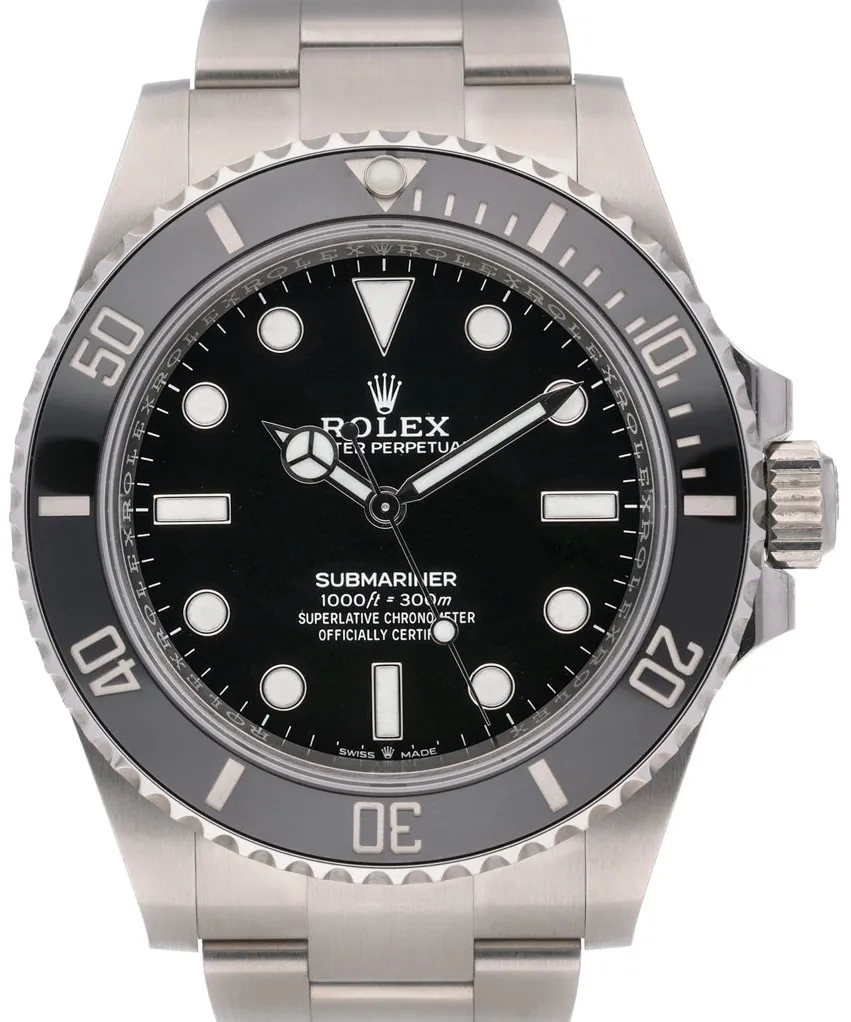 Rolex Submariner 124060 41mm Oystersteel Black