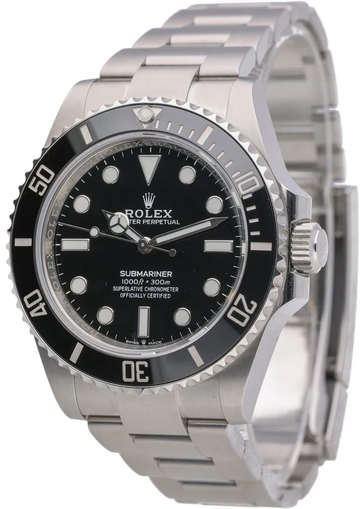 Rolex Submariner 124060 41mm Oystersteel Black 2