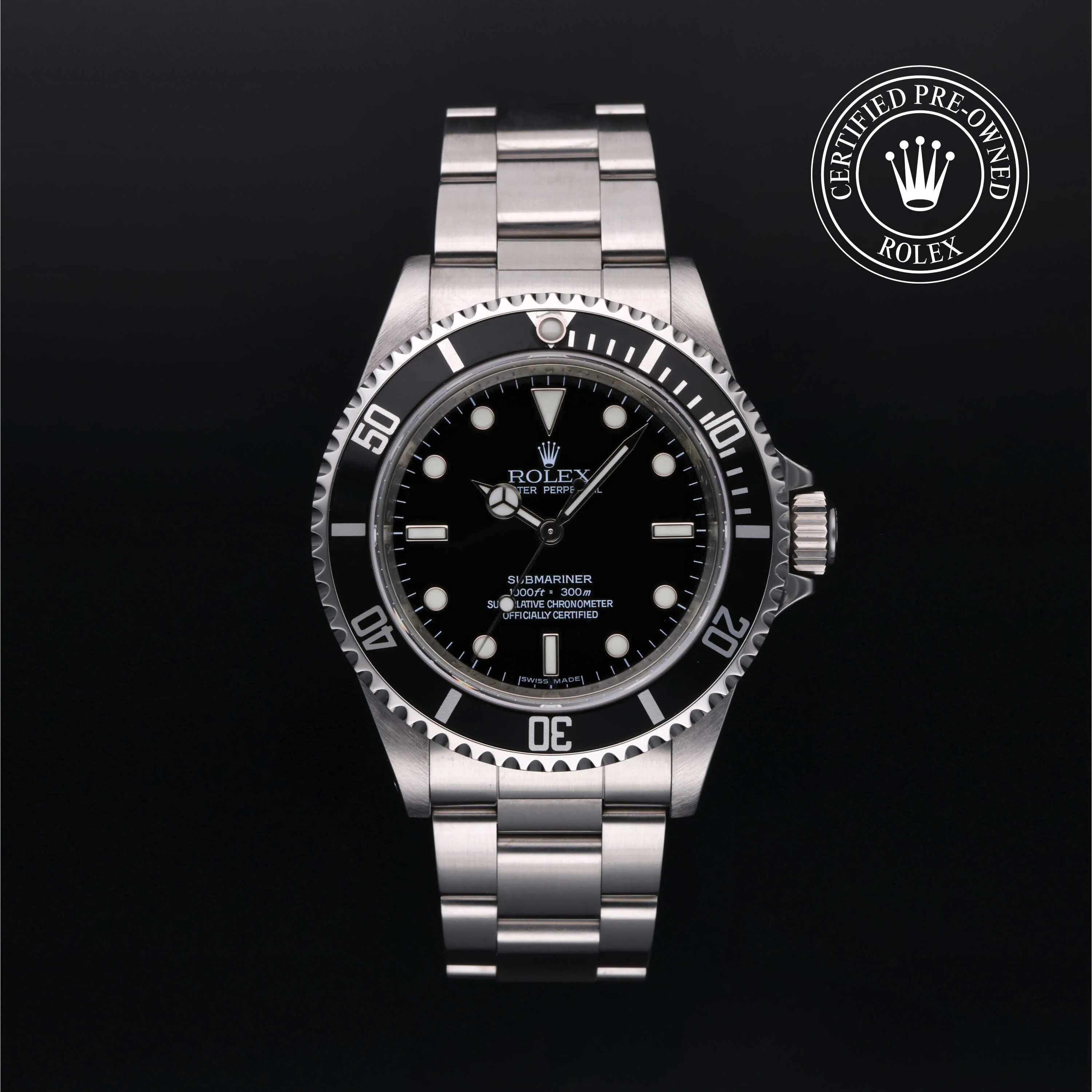 Rolex Submariner 14060M-0004 40mm Oystersteel Black