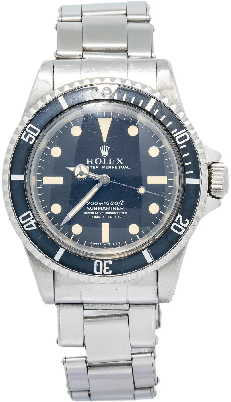 Rolex Submariner 5512 40mm Stainless steel Black