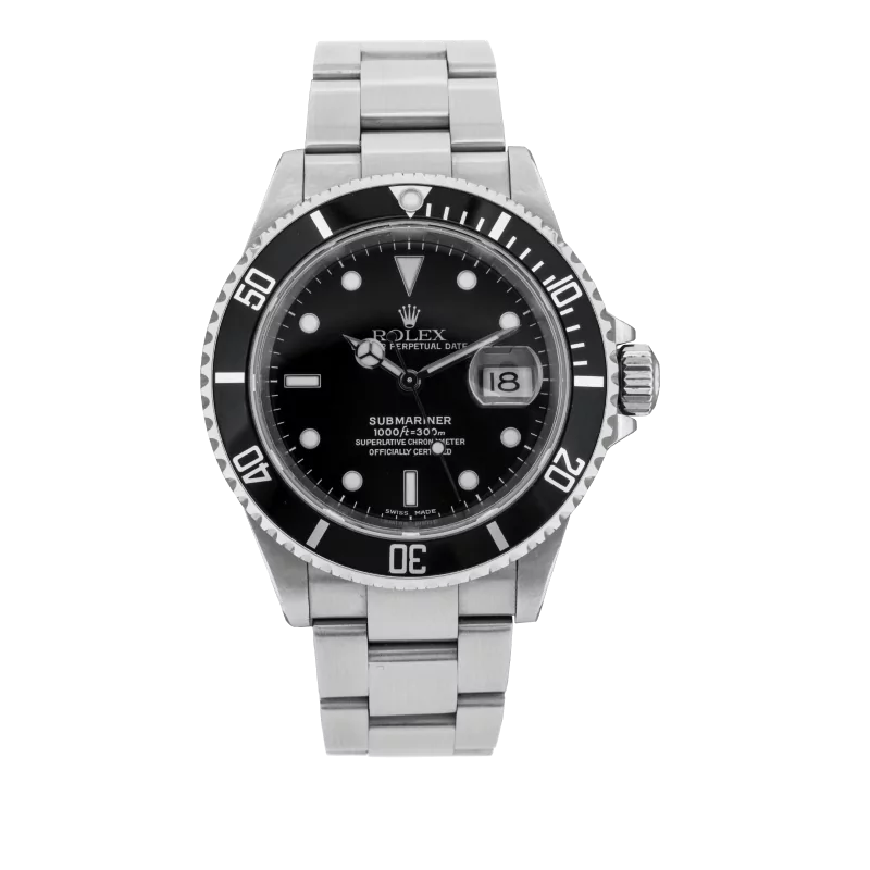 Rolex Submariner 16610 2001 40mm Stainless steel Black