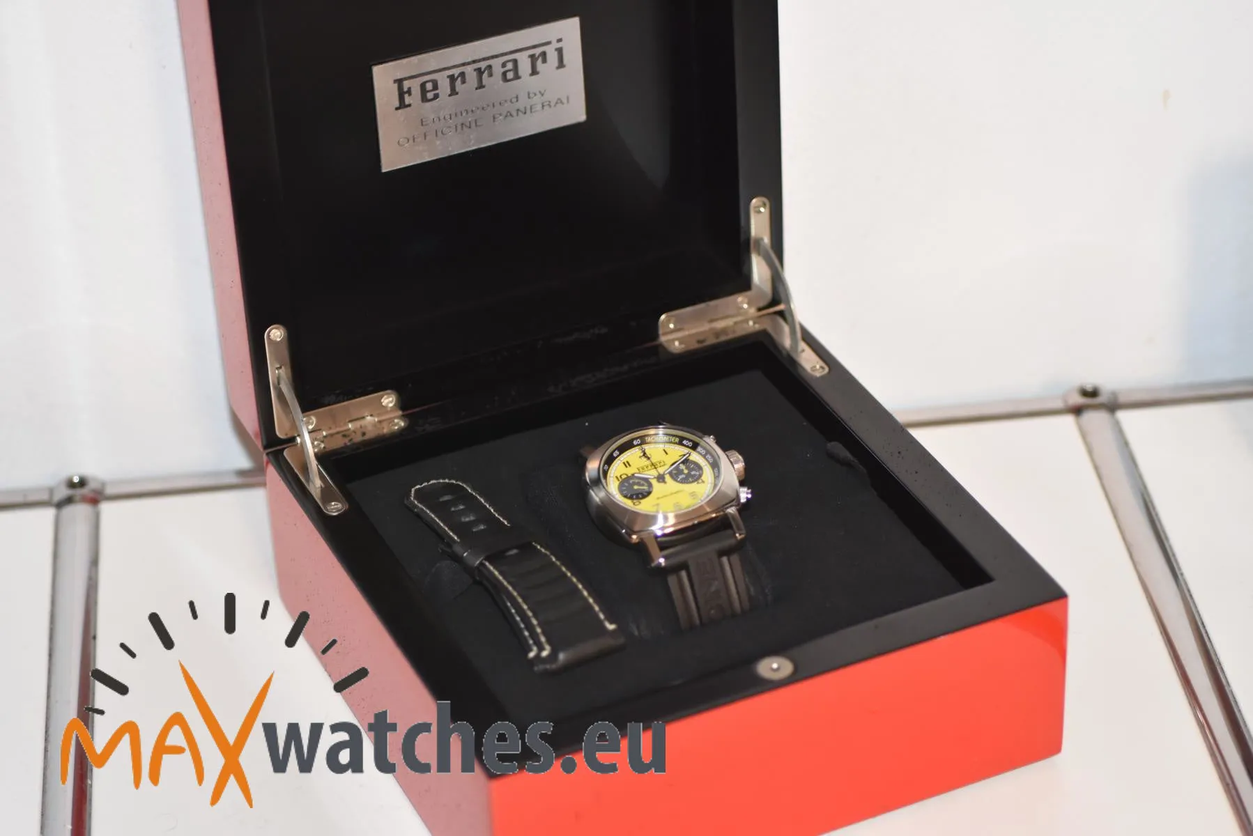 Panerai Ferrari FER00011 45mm Stainless steel Yellow 10