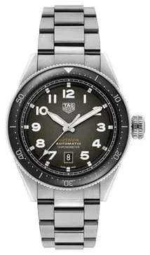 TAG Heuer Autavia WBE5114.EB0173 42mm Stainless steel Black