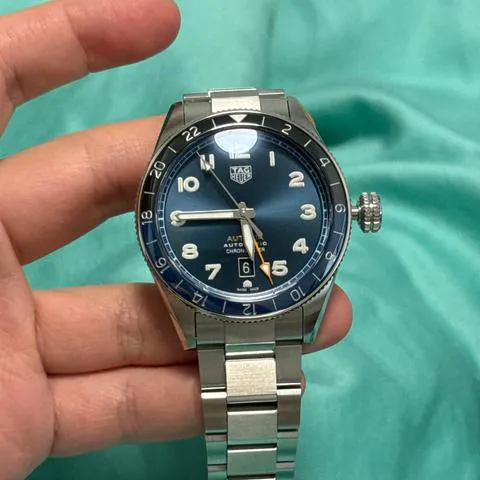 TAG Heuer Autavia WBE511A.BA0650 42mm Stainless steel Blue 5