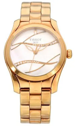 Tissot T-Wave T112210 B 30mm Gold-plated Mother-of-pearl