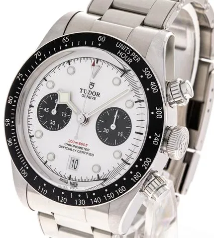 Tudor Black Bay Chronograph 79360N-0002 41mm Stainless steel Silver 1