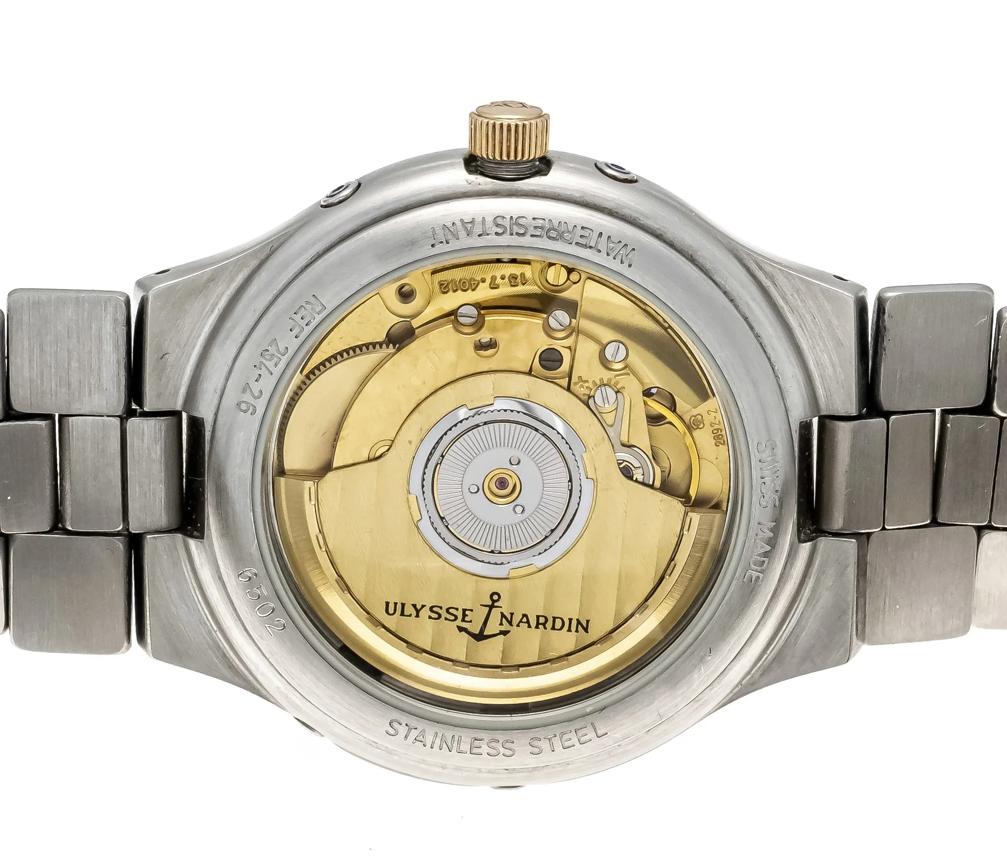 Ulysse Nardin 254-26/143 37mm Yellow gold and Stainless steel 1