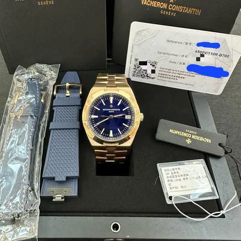 Vacheron Constantin Overseas 4500V/110R-B705 41mm Rose gold Blue 7