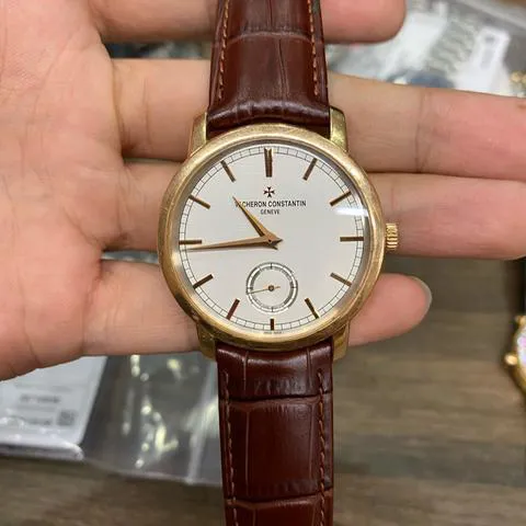 Vacheron Constantin Traditionnelle 82172/000R-9412 38mm Rose gold Silver