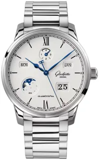 Glashütte Senator 1-36-02-01-02-71 Stainless steel White