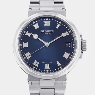 Breguet Marine 5517TI/Y1/TZ0 Titanium Blue