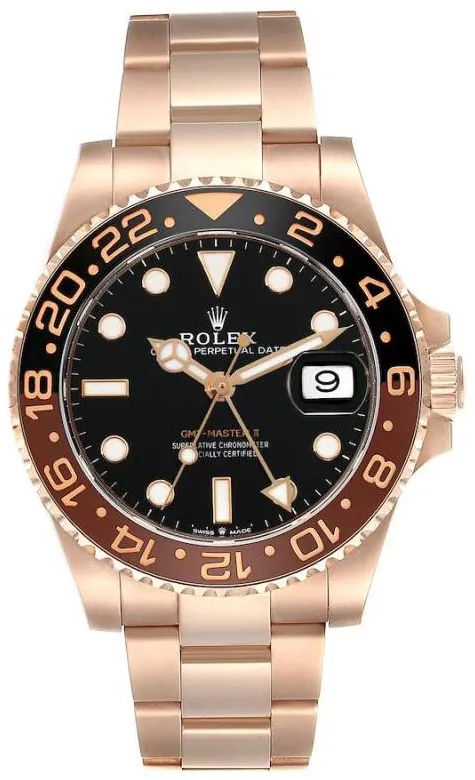 Rolex GMT-Master II 126715 40mm Rose gold Black