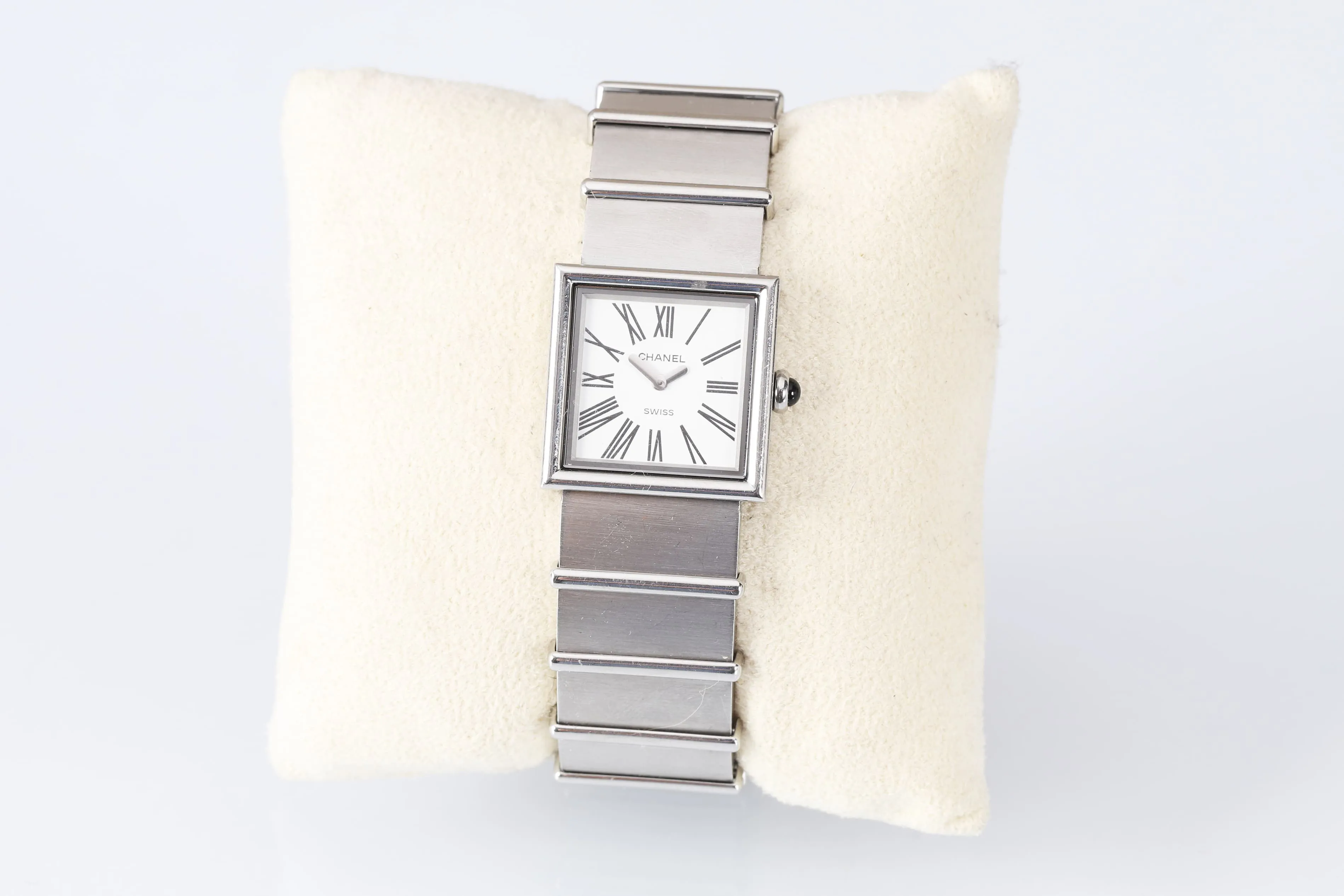 Chanel Mademoiselle PM49680 Stainless steel White