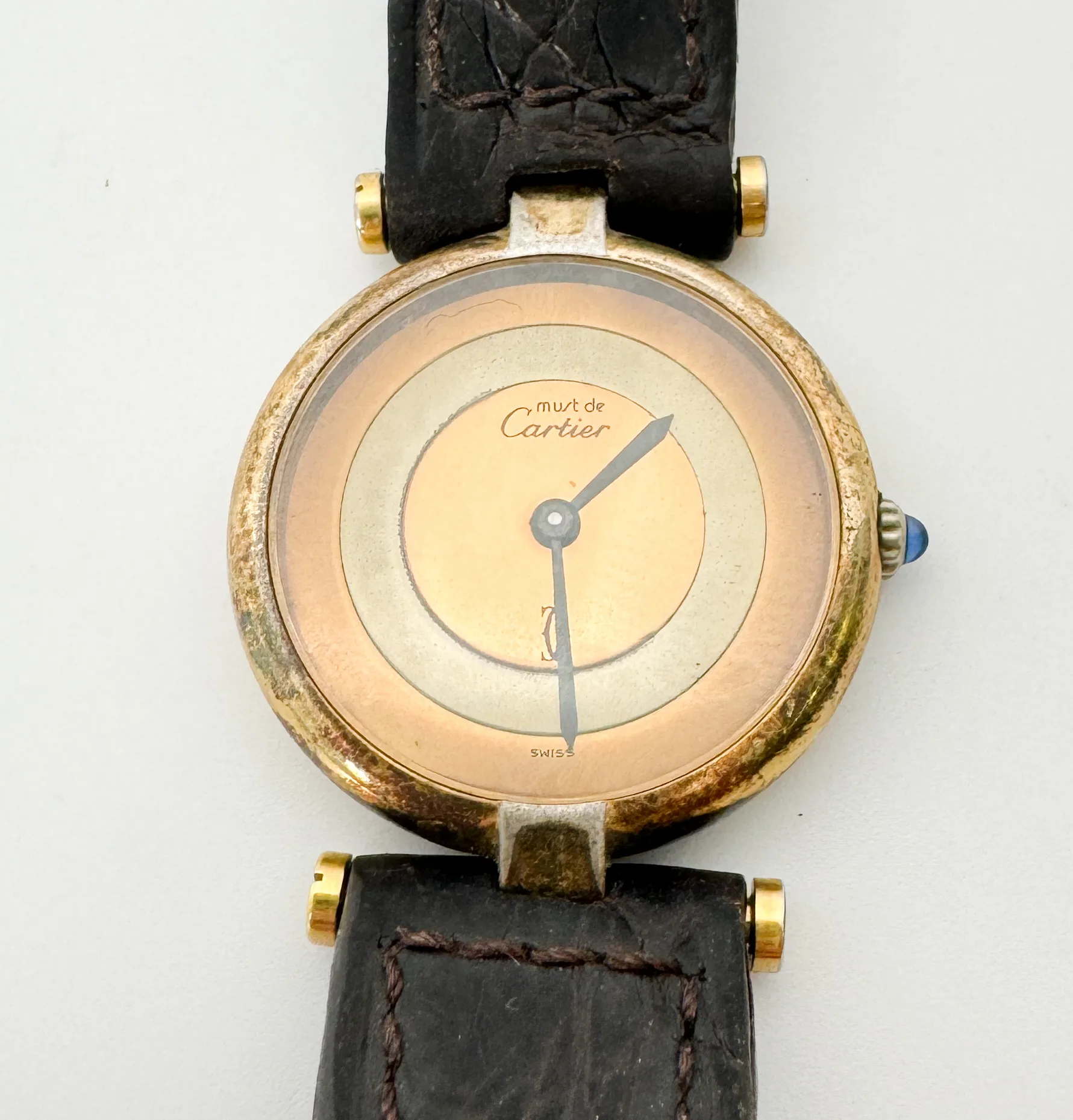 Cartier Must de Cartier 24mm Gold-plated silver 2