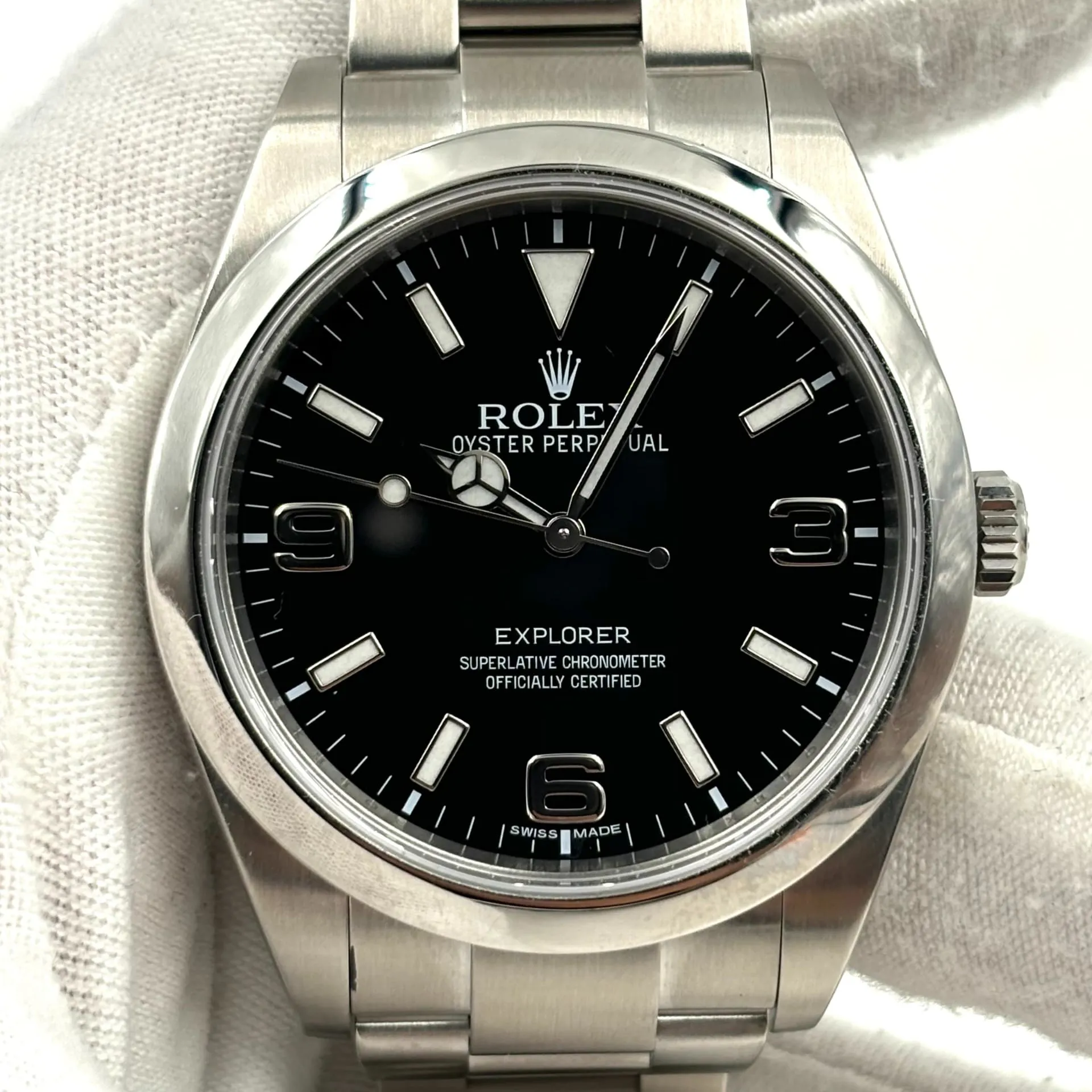 Rolex Explorer 214270-0001 39mm Stainless steel Black