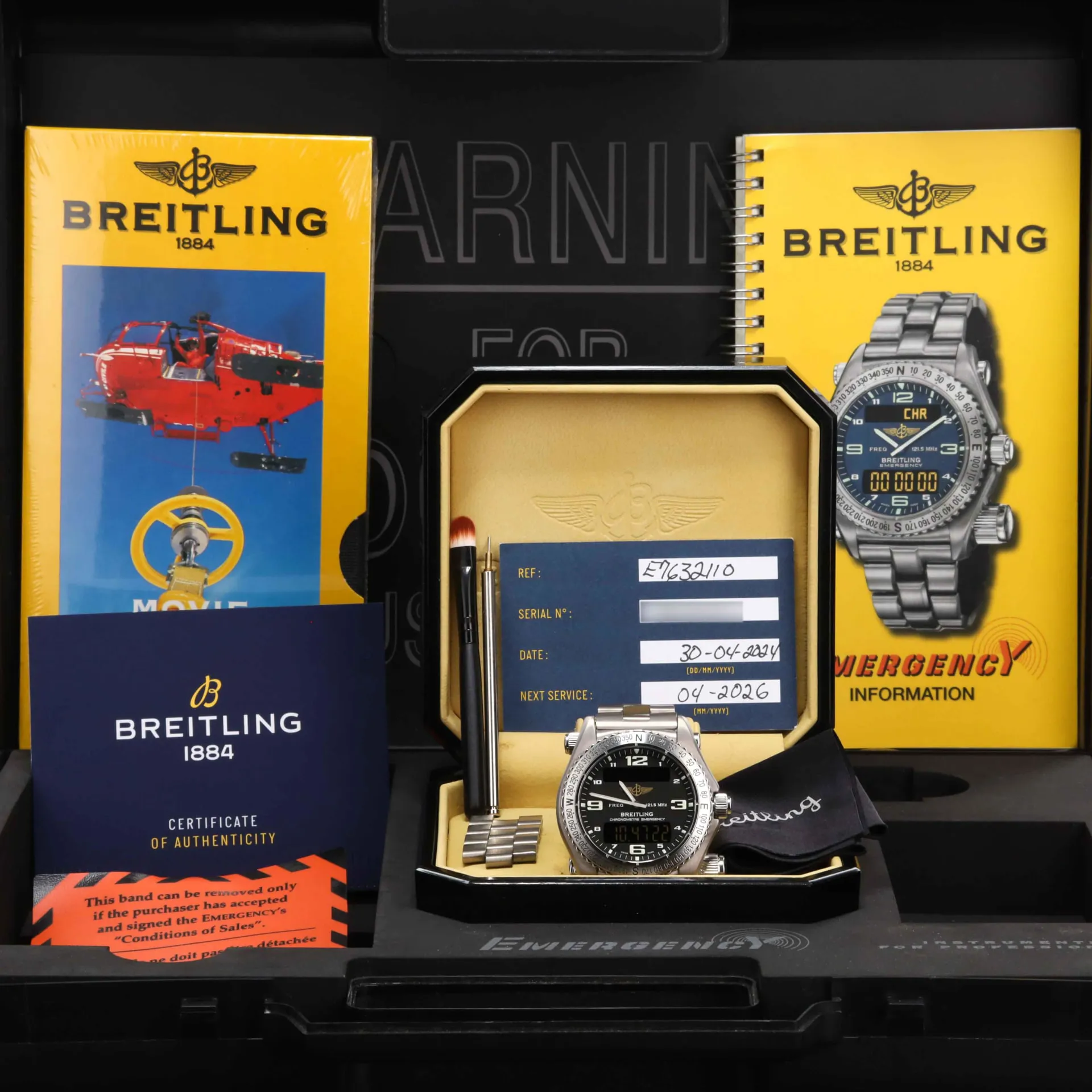 Breitling Emergency E7632110B576 43mm Titanium Black 7