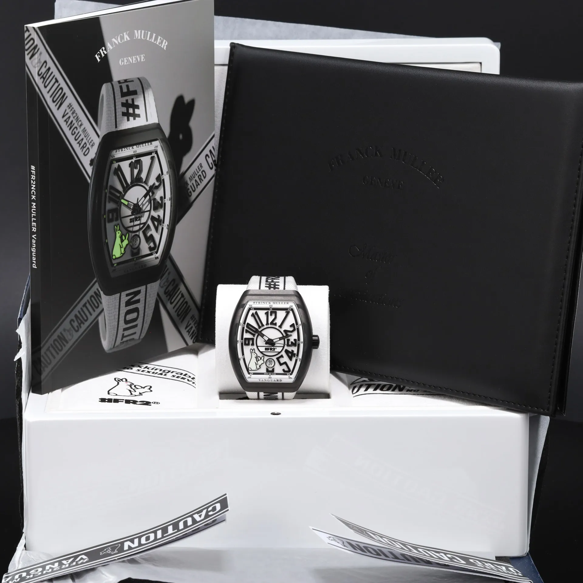 Franck Muller Vanguard V 41 SC DT GFG RNR FR2CB 41mm Carbon fiber White 7