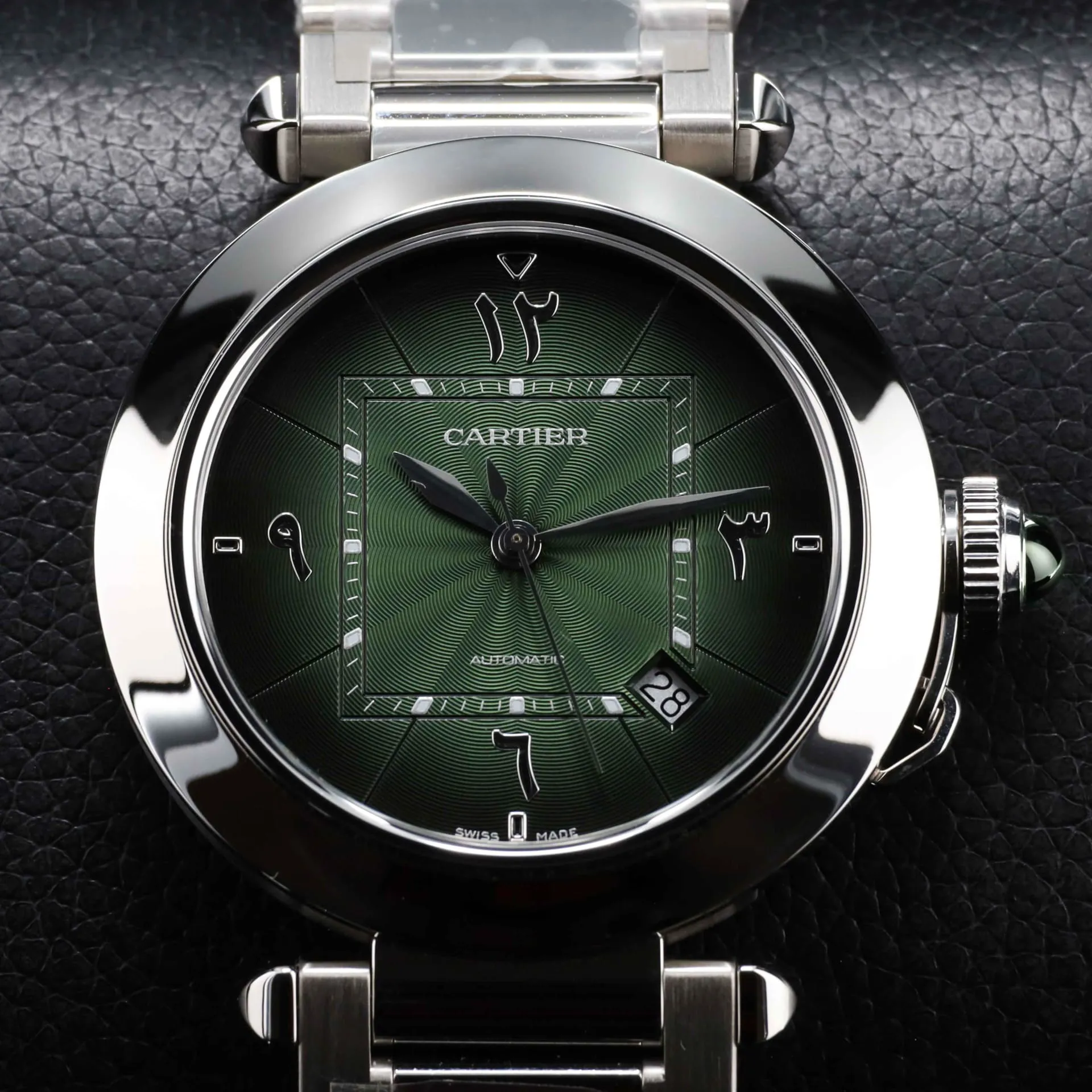 Cartier Pasha WSPA0022 41mm Stainless steel Green