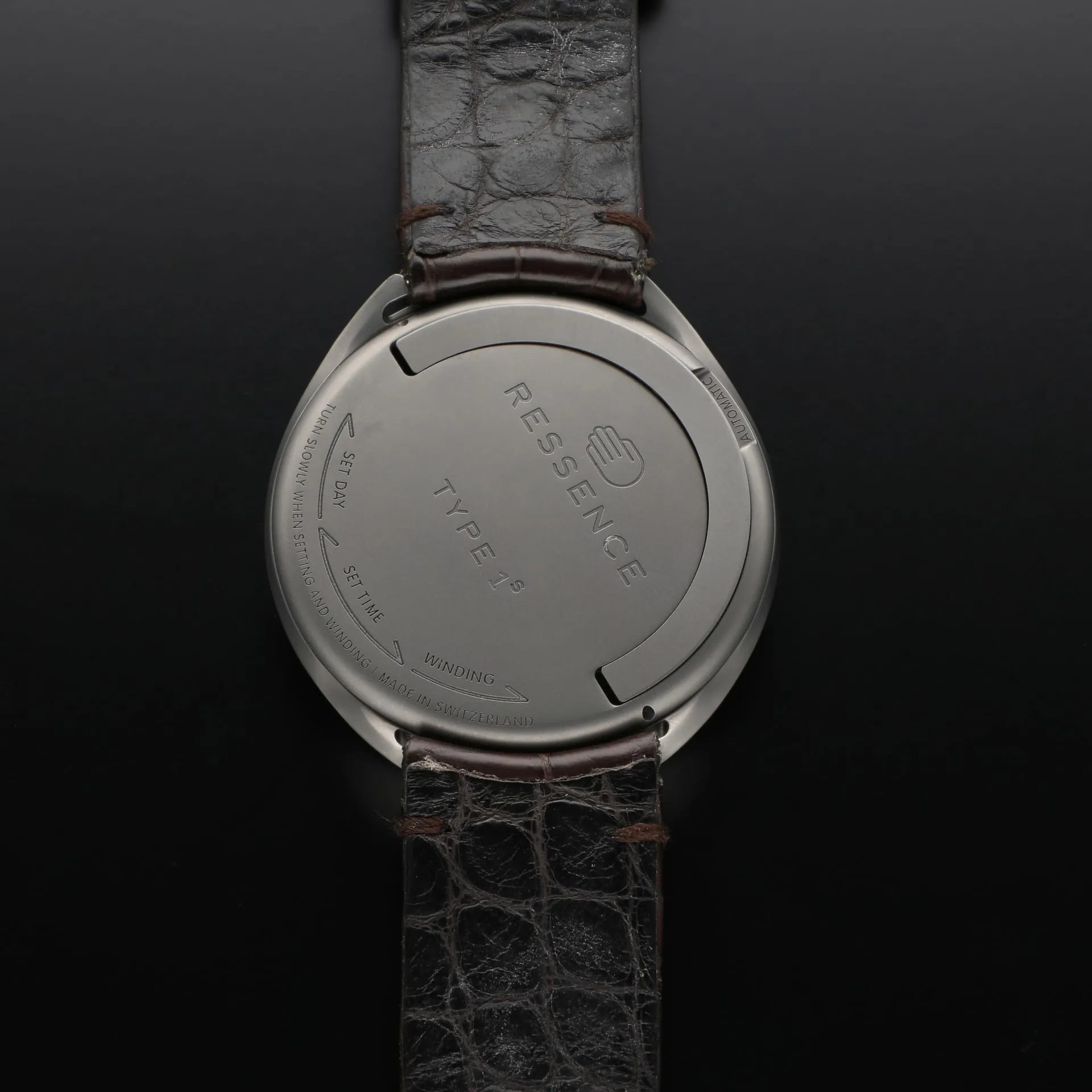 Ressence Type 1 Type 1S 42mm Titanium and Stainless steel Silver 3