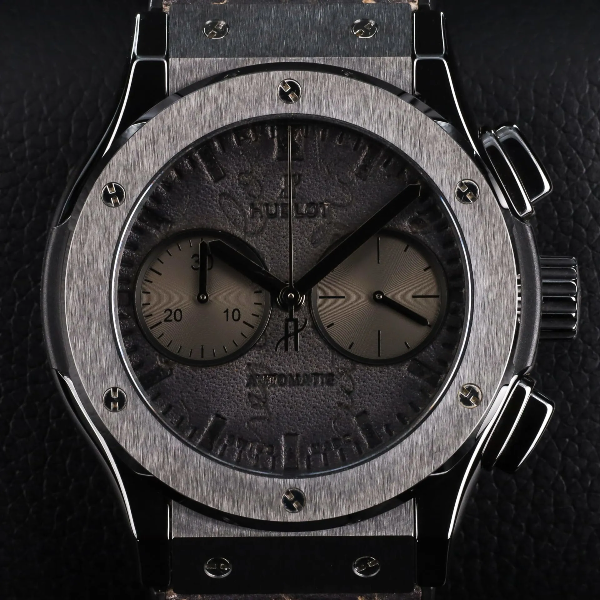 Hublot Classic Fusion Chronograph 521.CM.0500.VR.BER17 45mm Ceramic Black