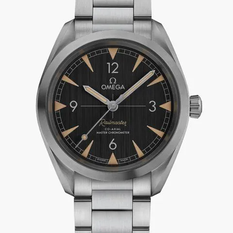 Omega Seamaster Railmaster 40mm Stainless steel Black 1