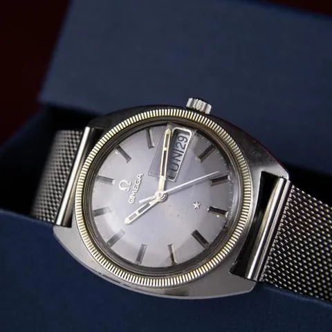 Omega Constellation Day-Date 168.029 35mm Yellow gold and Stainless steel Silver 2