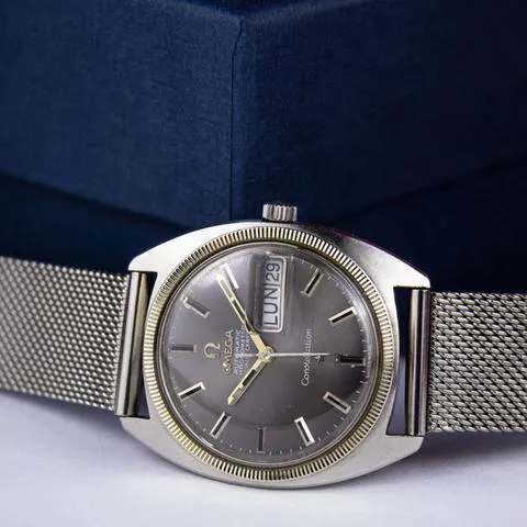 Omega Constellation Day-Date 168.029 35mm Yellow gold and Stainless steel Silver 5