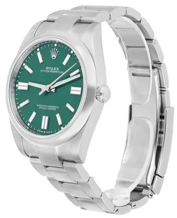 Rolex Oyster Perpetual 41 124300 41mm Stainless steel Green 4