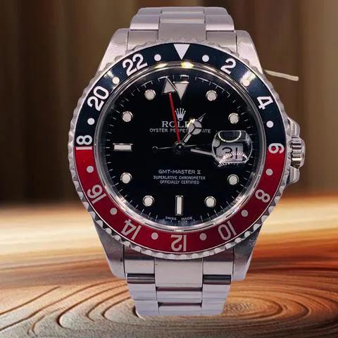 Rolex GMT-Master II 16710 40mm Stainless steel Black