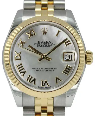 Rolex Datejust 31 178273 31mm Yellow gold and Stainless steel Mother-of-pearl