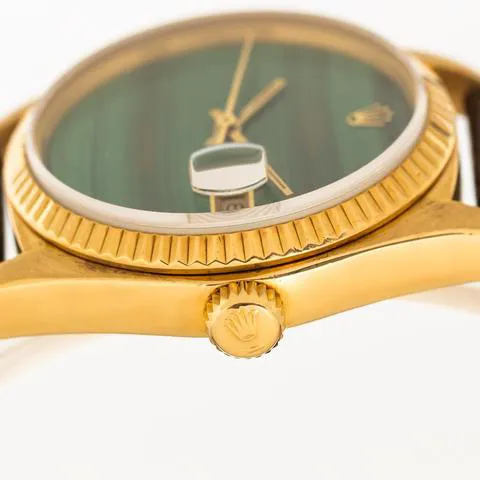 Rolex Datejust 36 16018 36mm Yellow gold Green 6