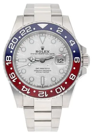 Rolex GMT-Master II 126719BLRO 40mm White gold Silver 1