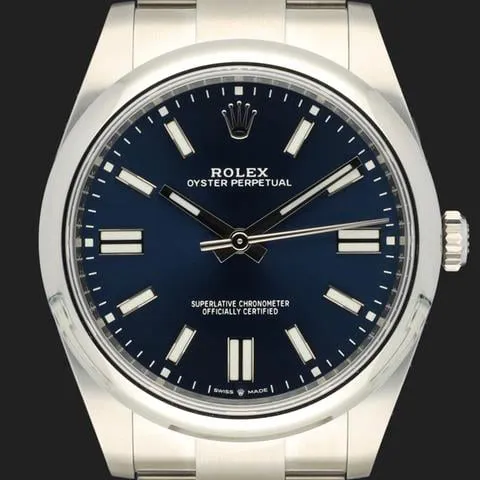 Rolex Oyster Perpetual 41 124300 41mm Stainless steel Blue 1