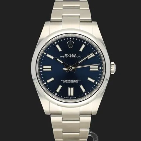 Rolex Oyster Perpetual 41 124300 41mm Stainless steel Blue 2