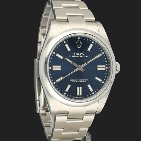 Rolex Oyster Perpetual 41 124300 41mm Stainless steel Blue 3