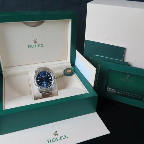 Rolex Oyster Perpetual 41 124300 41mm Stainless steel Blue 6