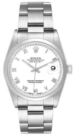 Rolex Datejust 36 16200 36mm Stainless steel White 3